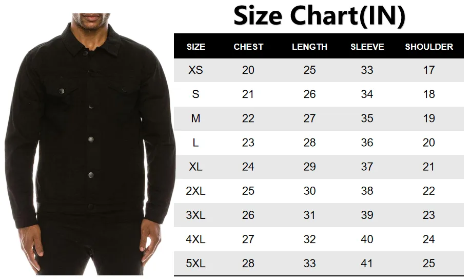 Men's Essential Colored Cotton Denim Jacket