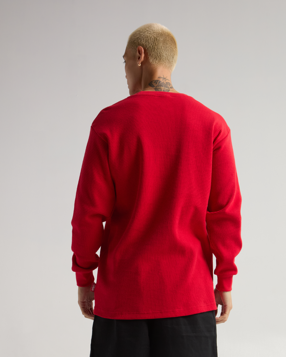 Christmas sale! 9.0oz Heavyweight Waffle Long Sleeve Therma