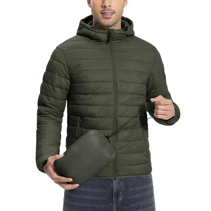Men's Lightweight Packable Insulated Puffer Jacket