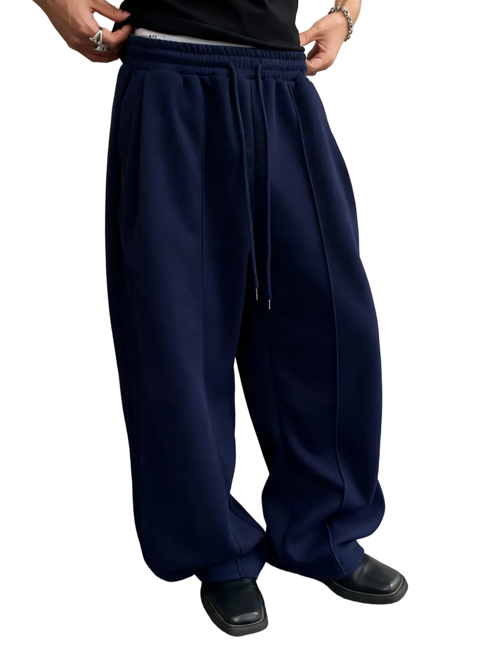 Men's Baggy Sweatpants with Drawstring Waist