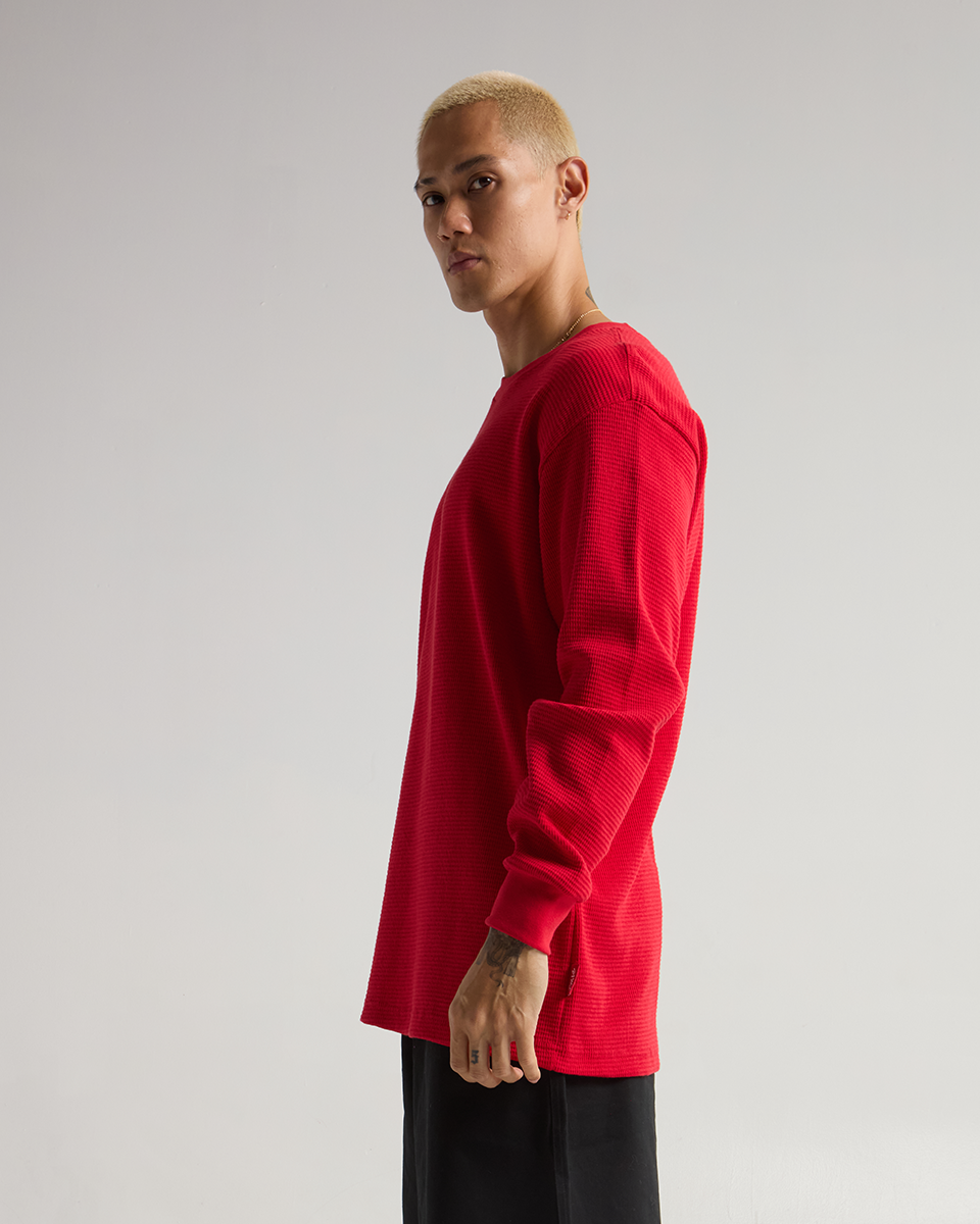 Christmas sale! 9.0oz Heavyweight Waffle Long Sleeve Therma
