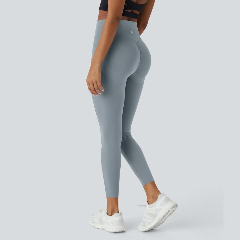 🔥Last Day Promotion! High Waisted Tummy Control Side Pocket Shaping Training Leggings