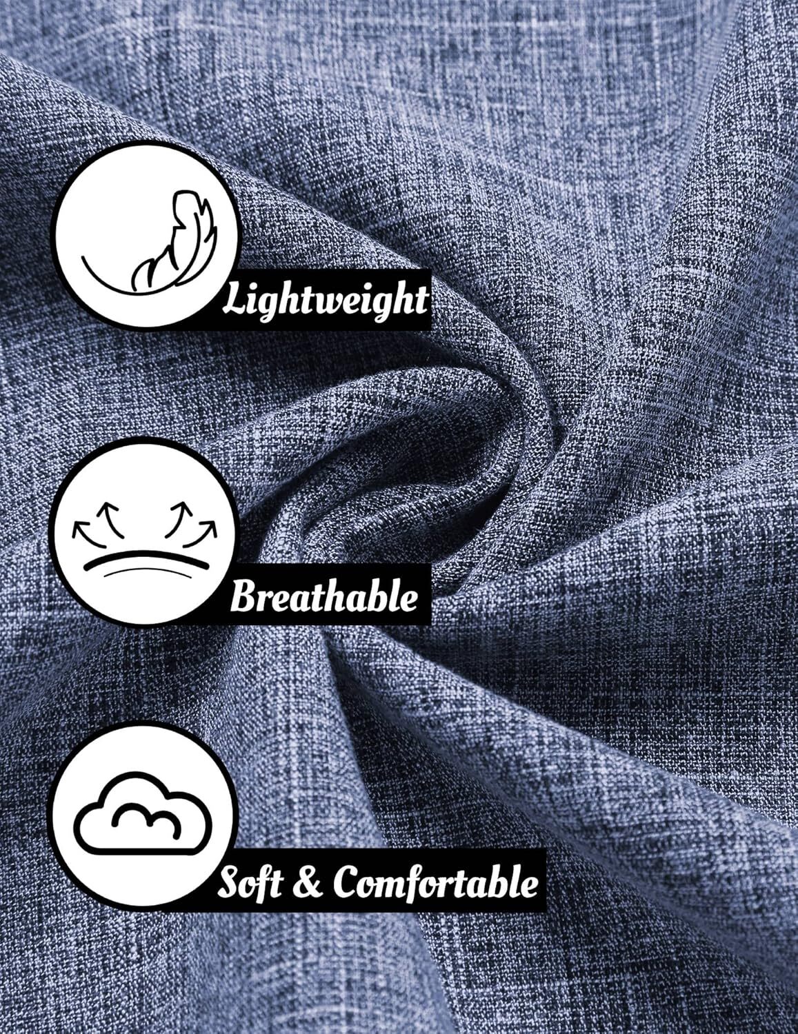 Men's Linen Shirts Short Sleeve Casual Shirts Button Down Shirt for Men Beach Summer Wedding Shirt