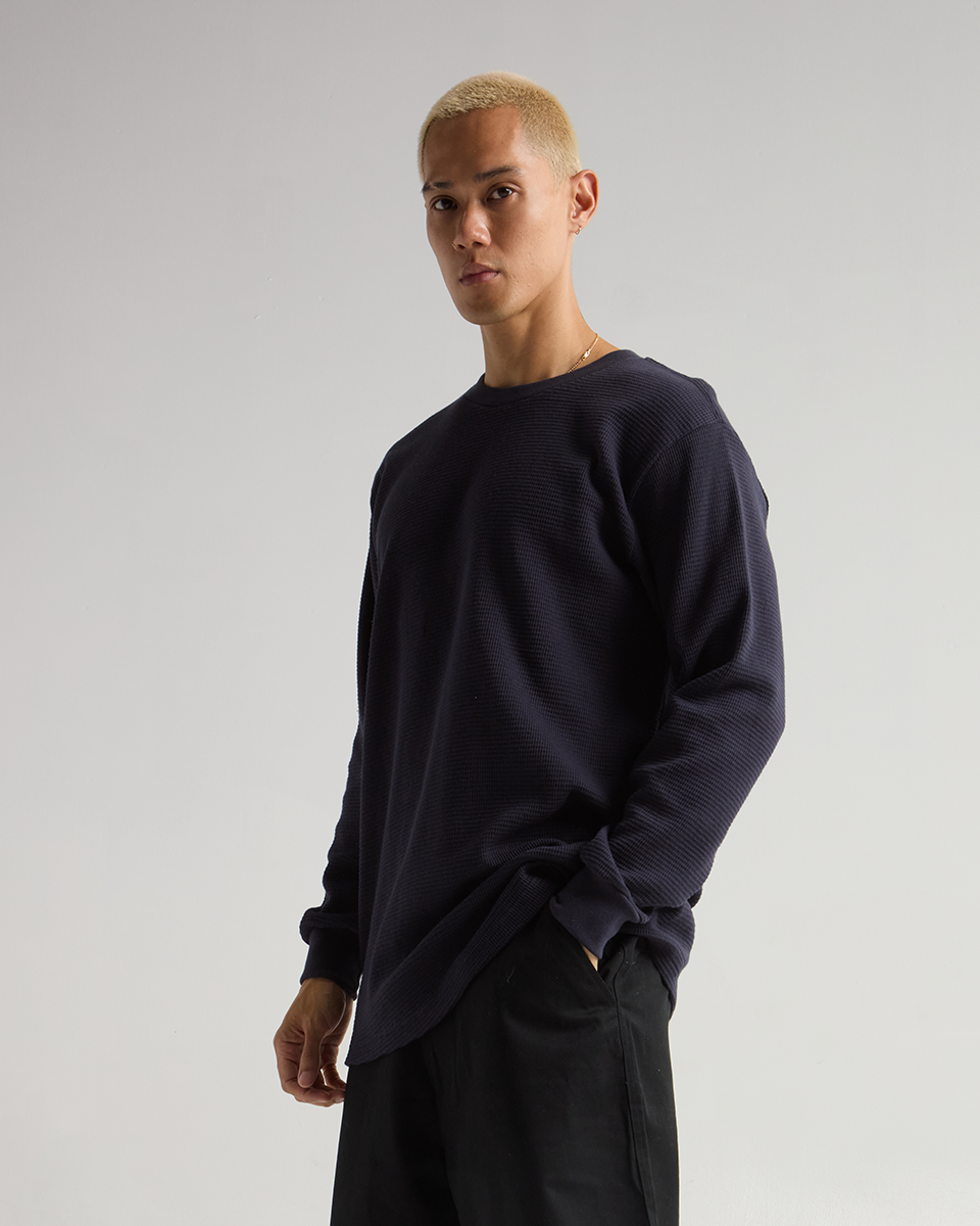 Christmas sale! 9.0oz Heavyweight Waffle Long Sleeve Therma