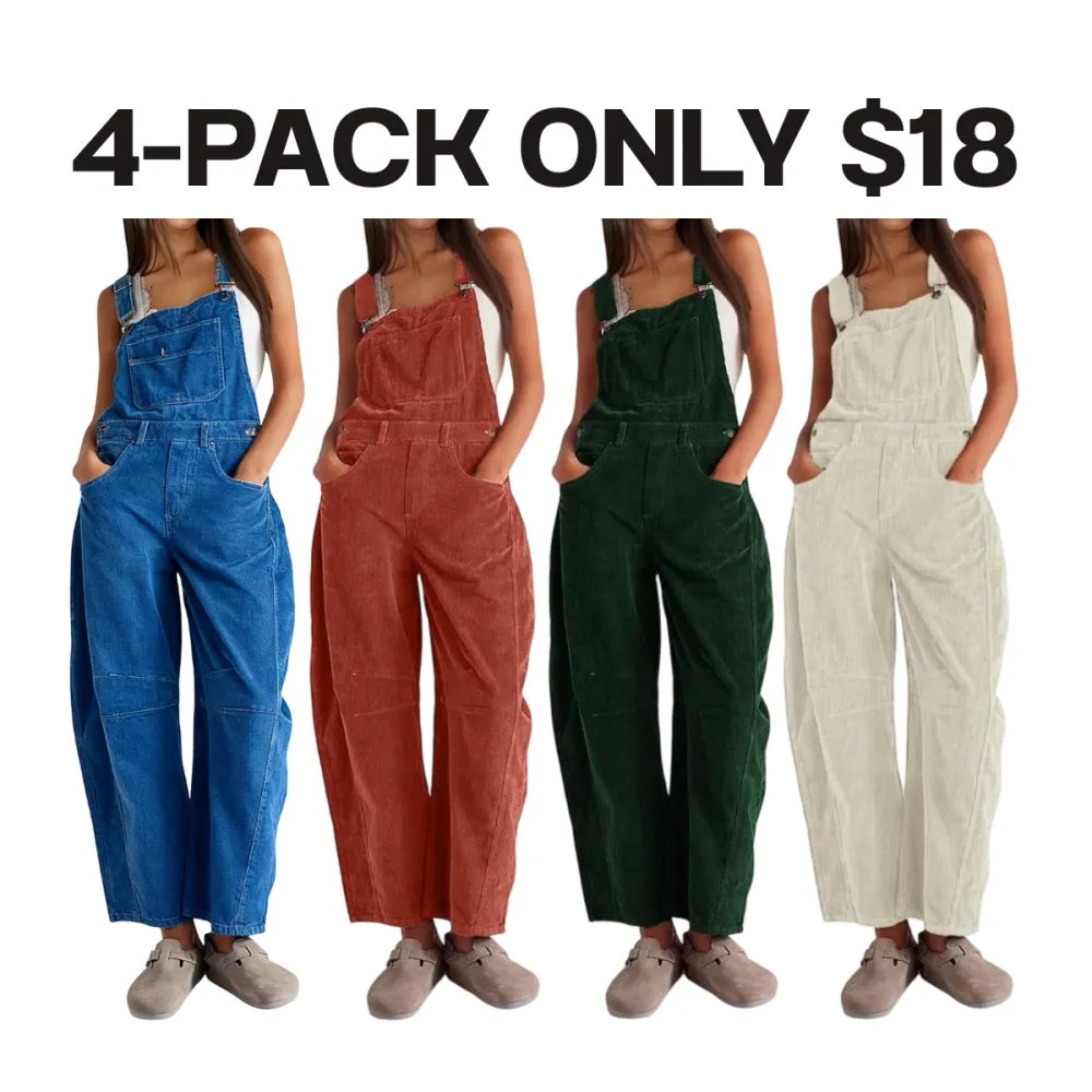 Women's Corduroy Overalls