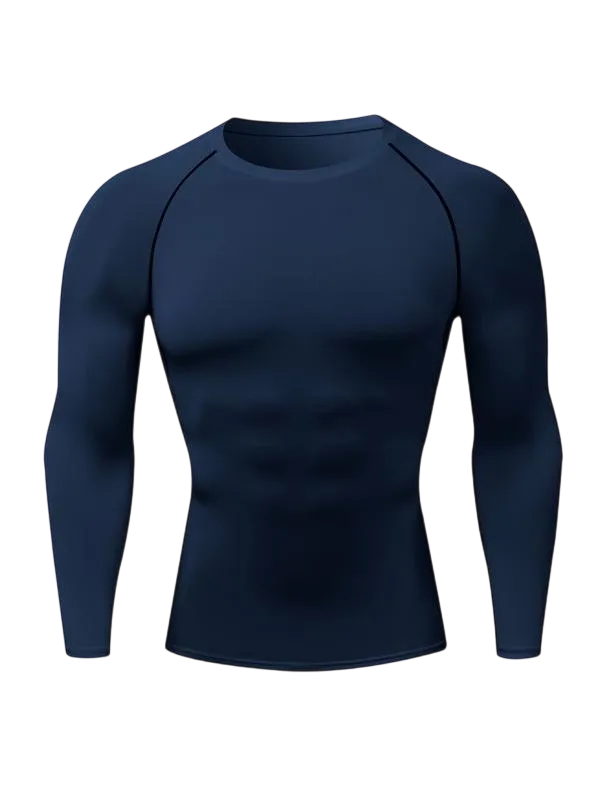 Men's Tight Quick-Drying Raglan Long Sleeve Shirt