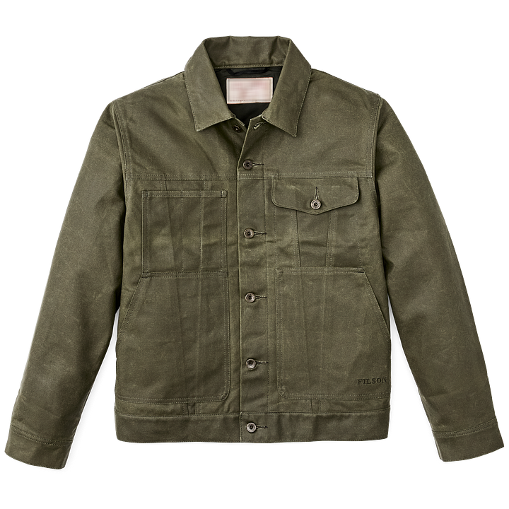 Tin Cloth Short Lined Cruiser Jacket - Mackinaw Wool Anorak - Tin Cloth Short Lined Cruiser Jacket