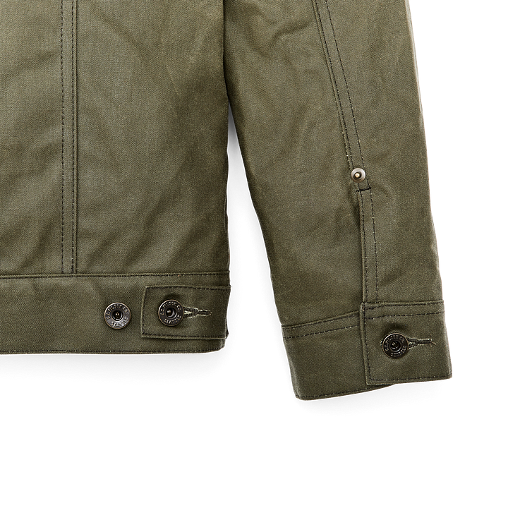 Tin Cloth Short Lined Cruiser Jacket - Mackinaw Wool Anorak - Tin Cloth Short Lined Cruiser Jacket