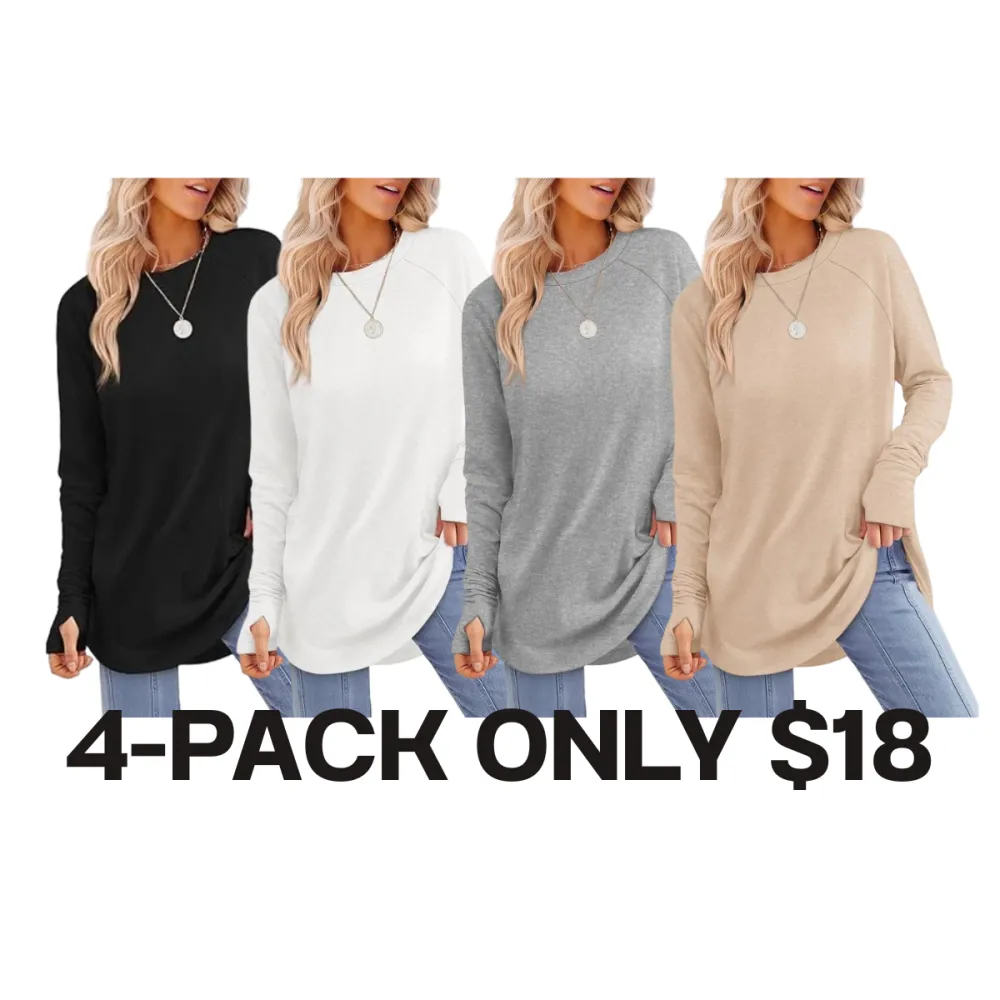 Women's Long Sleeve Tunic Top