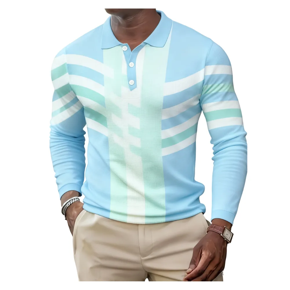 Men's fashionable casual sports Polo shirt