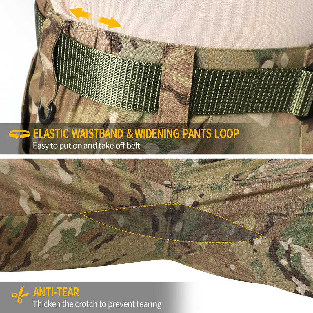 Men's Urban Pro Stretch Tactical Pants Dark Camo