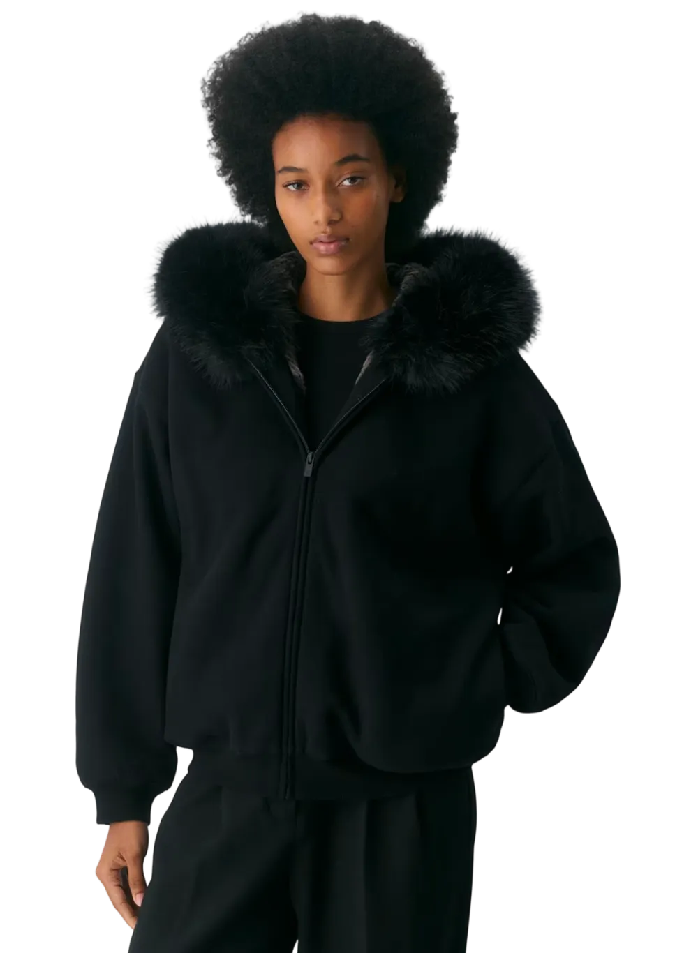 🔥Last Day 95% OFF🔥Women‘s Cozy Sweatfleece Mega Zip Hoodie