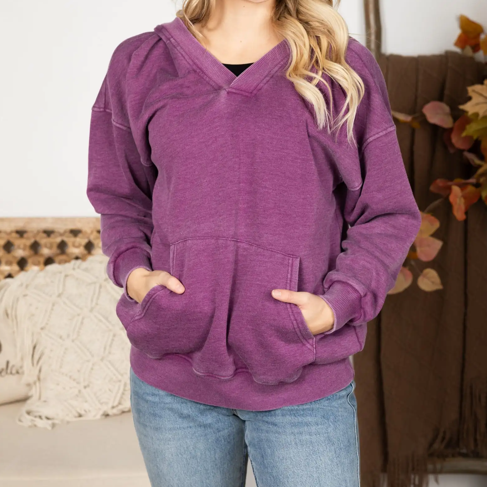 Pigment Dyed Cozy Campfire Hoodie