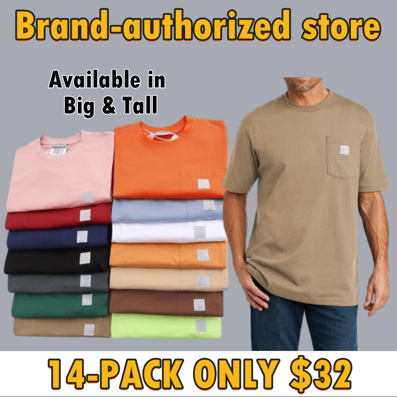 Men's K87 Workwear Loose Fit Heavyweight Short-Sleeve Pocket T-Shirt (Also Available in Big & Tall)