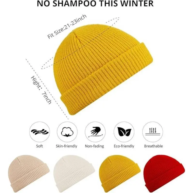 Men‘s Short Knit Cuff Hat