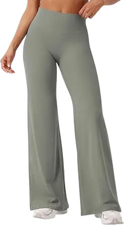 Women's Seamless High-Waist Straight Leg Workout Pants