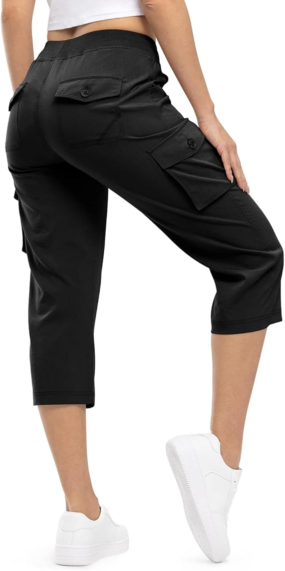FINAL SALE💝6 Packs for $24.89💝Multi-Pocket Capri Cargo Pants