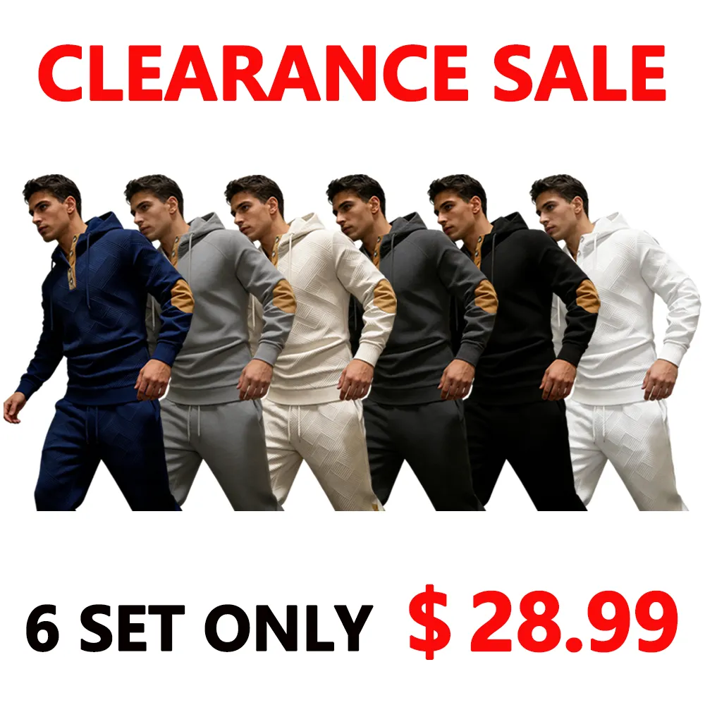 🔥Clearance sale!Men's autumn&winter hooded fashion sweatshirt with multiple pockets,
