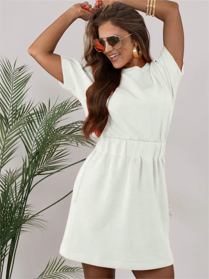 Cinched T-Shirt Dress