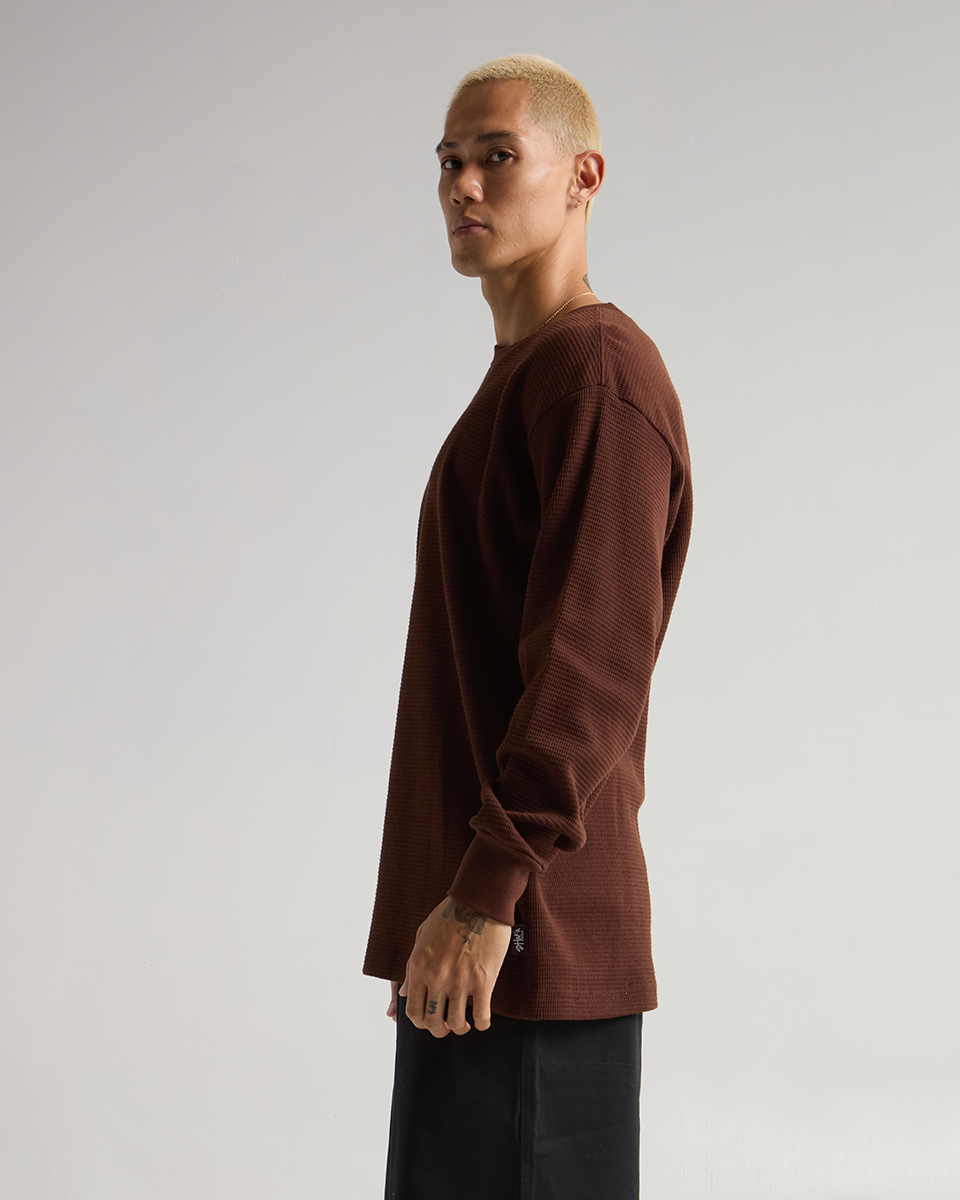 Christmas sale! 9.0oz Heavyweight Waffle Long Sleeve Therma