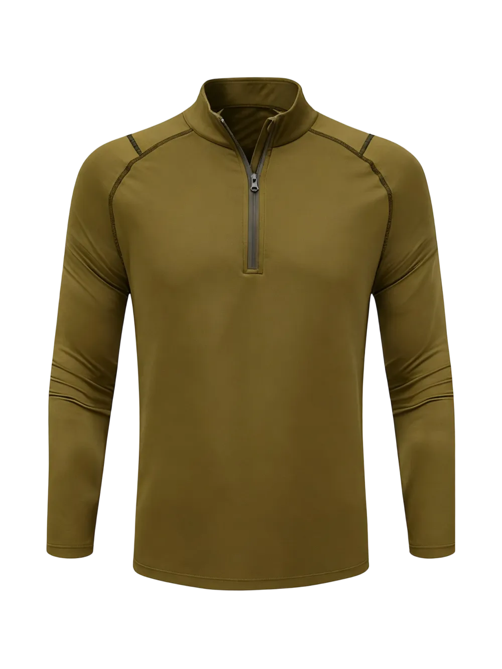 🔥Last Day 95% OFF🔥Men's Plain Zipper Mock Neck Sweatshirt