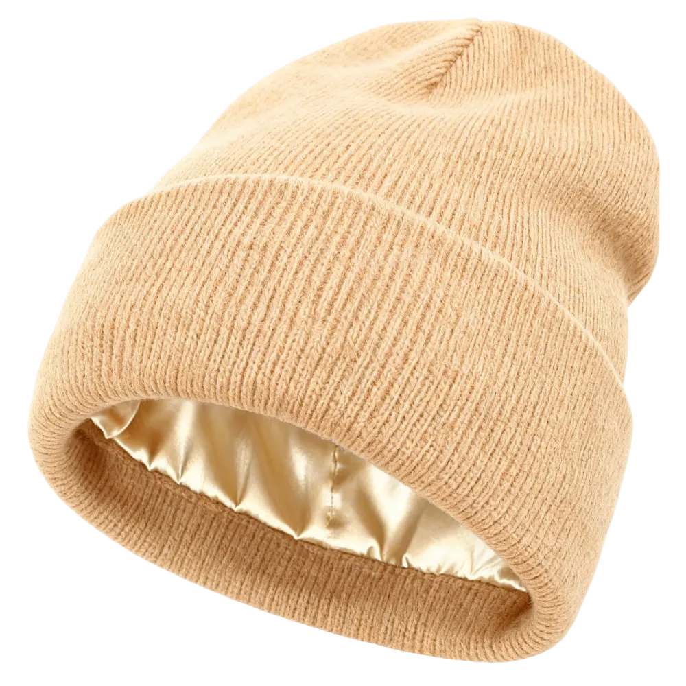 🔥Last Day 95% OFF🔥Anti-Frizz Satin Lined Beanie