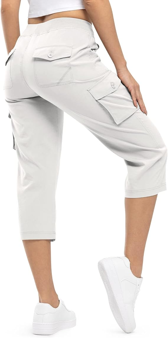 FINAL SALE💝6 Packs for $24.89💝Multi-Pocket Capri Cargo Pants