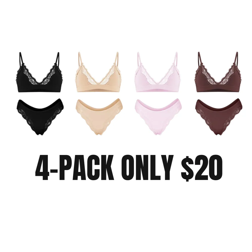 Women's Sexy Lace Underwear Set