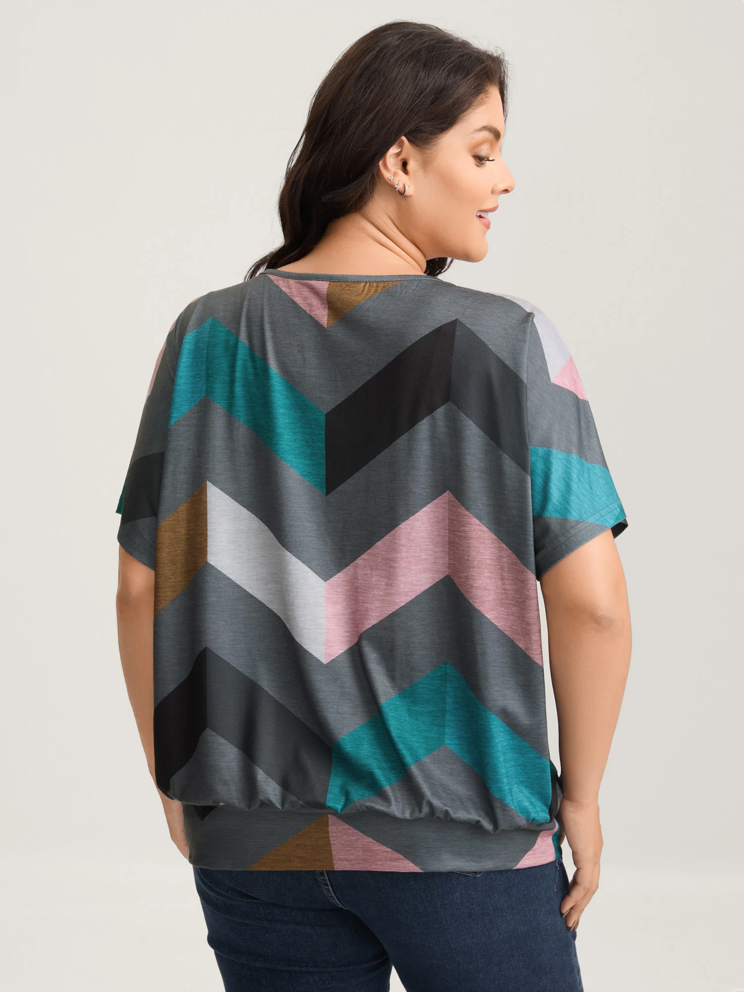 13-pack of Loose-fitting cotton sport T-Shirts with a Variety of Colorblock Prints