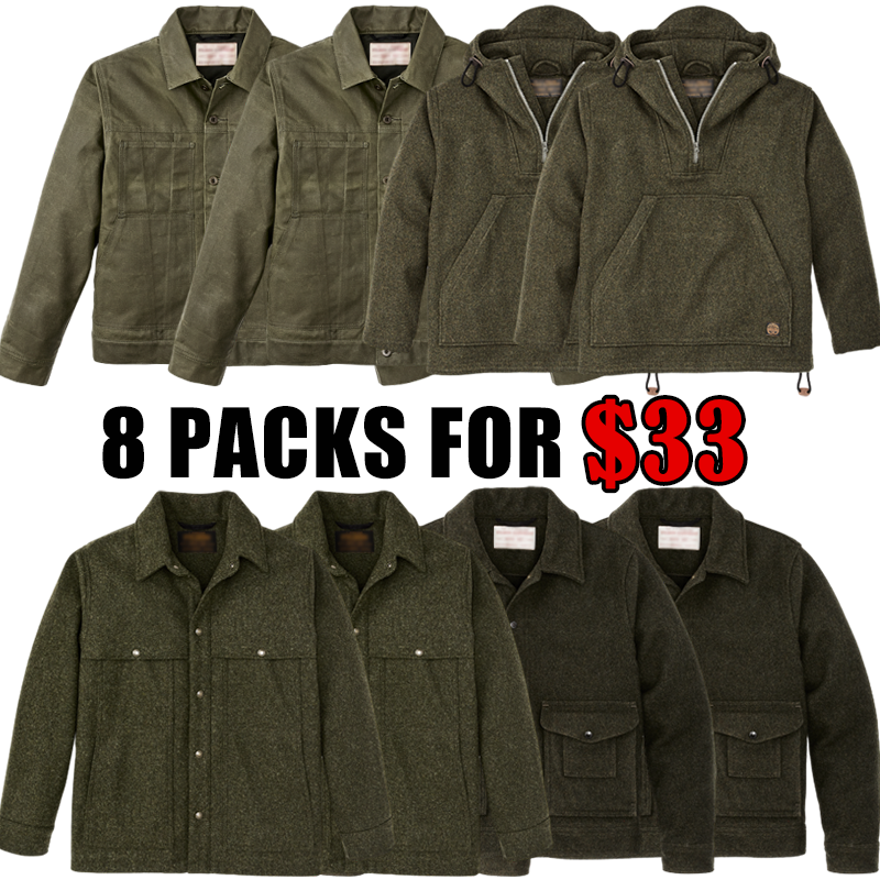 Tin Cloth Short Lined Cruiser Jacket - Mackinaw Wool Anorak - Tin Cloth Short Lined Cruiser Jacket