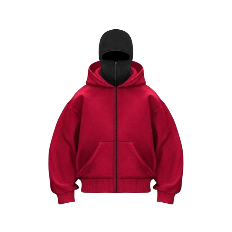 🔥Last Day 95% OFF🔥Men's Zip-Up Balaclava Hoodie
