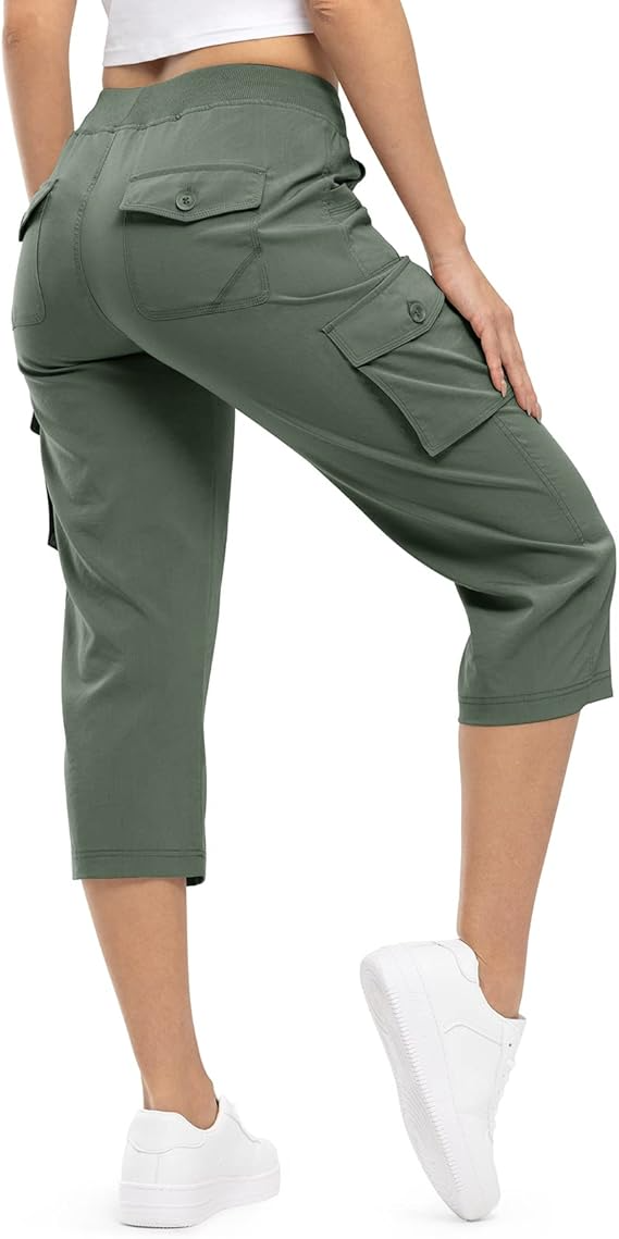FINAL SALE💝6 Packs for $24.89💝Multi-Pocket Capri Cargo Pants