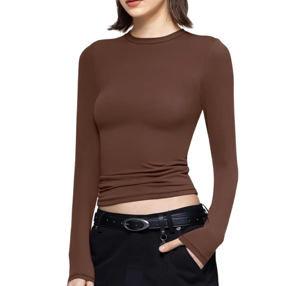 Women's Long Sleeve Double Layer Compression Tee