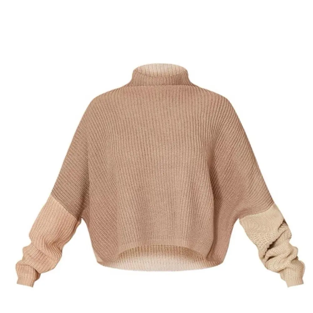 Women's Oversized Color Block Knit Sweater