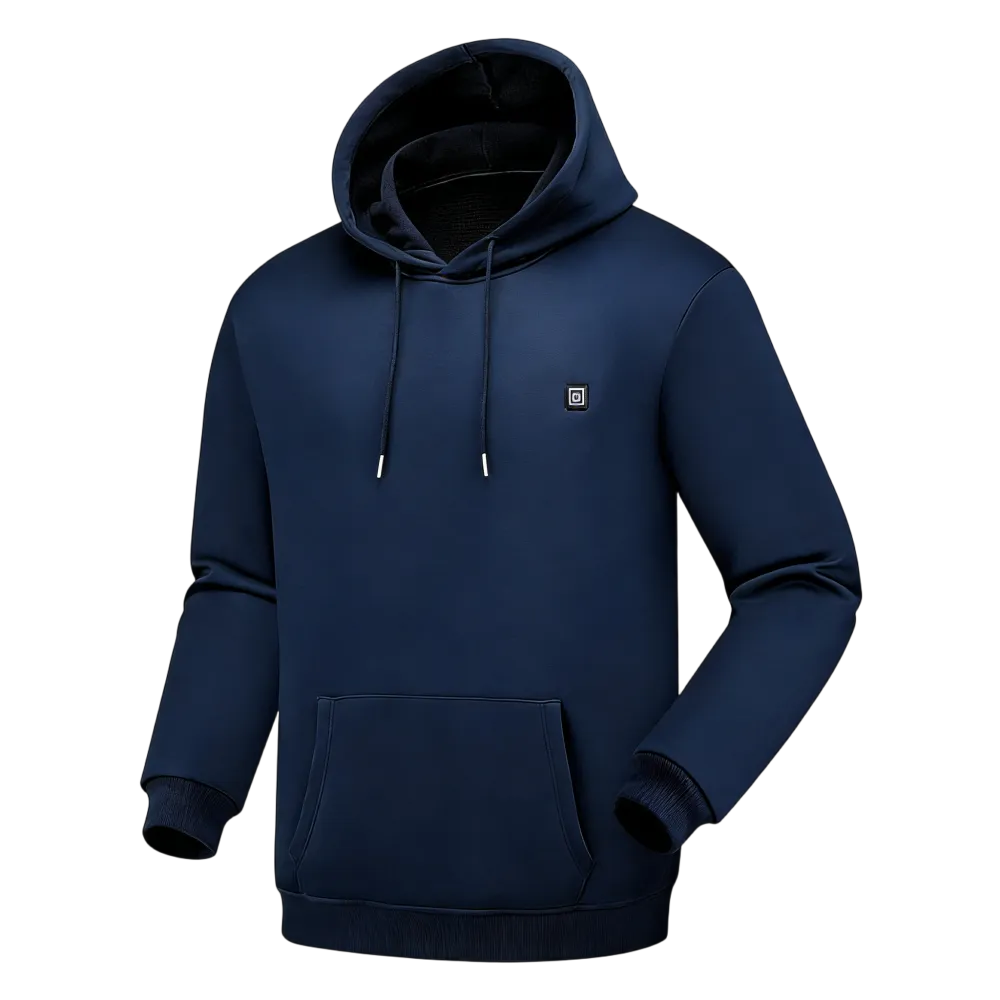 Heated Hoodie for Men – Fleece Lined, Electric Thermal Sweatshirt