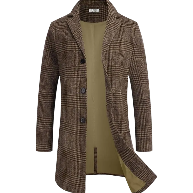 🔥Last Day 95% OFF🔥Men's Wool Blend Overcoat