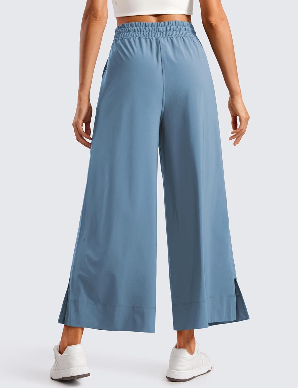 Lightweight Wide Leg Cropped Pants for Women 25