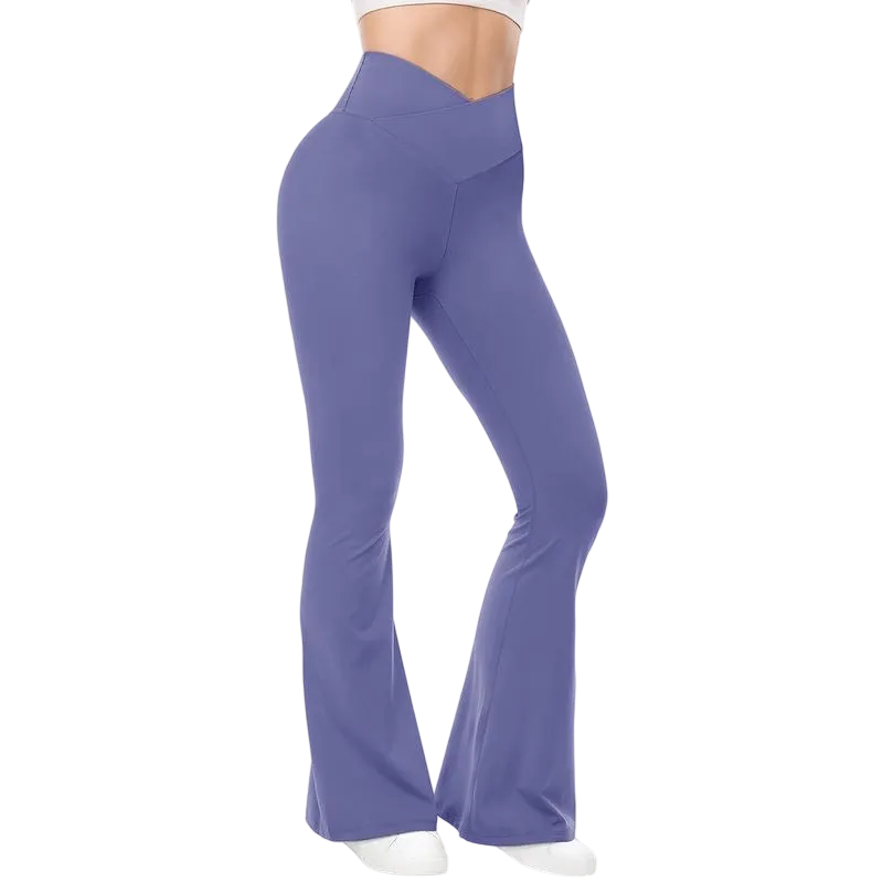 🔥Last Day 95% OFF🔥Women's Crossover High-Waist Wide Leg Yoga Pants