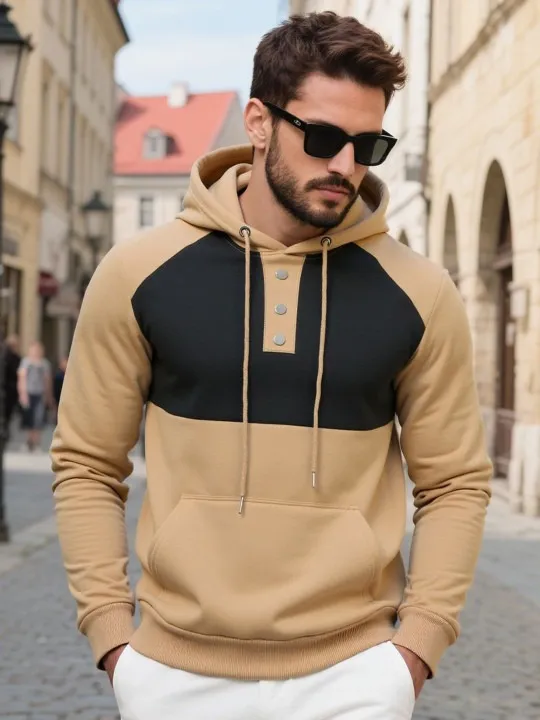 🔥Clearance sale!Men's Winter Fleece-Lined loose Casual Workwear Outfit with Multi-Pocket Jacket & Pants