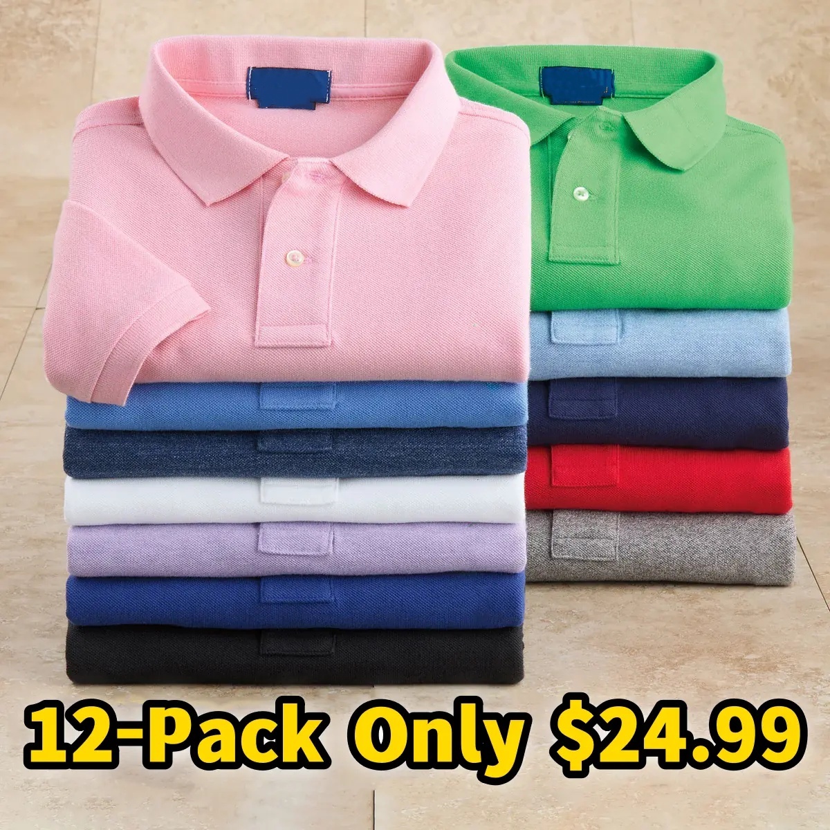 🔥🛒12 Shirts Of Different Colors (both men and women)