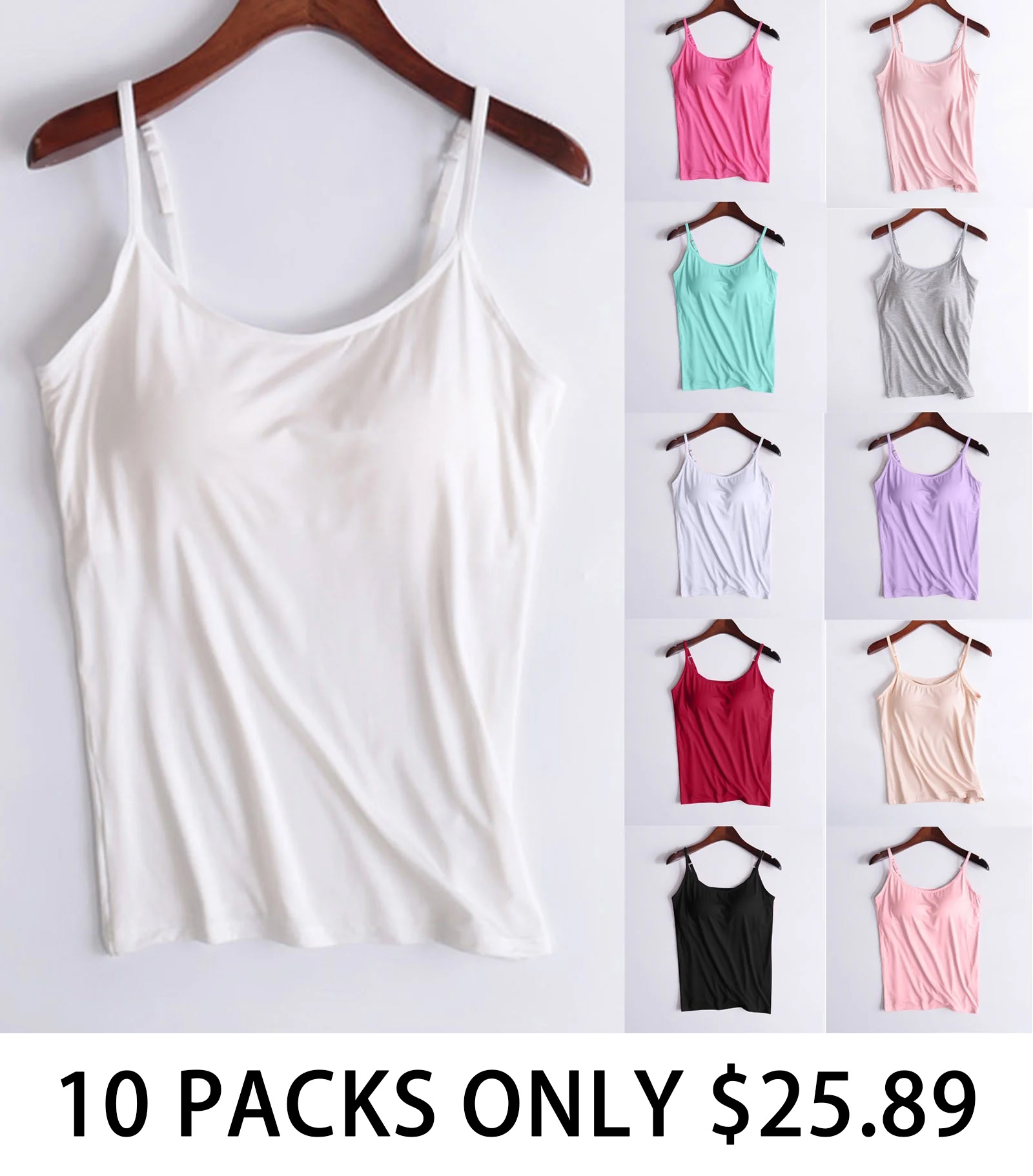 🔥Last Day 49% Off - Tank With Built-In Bra