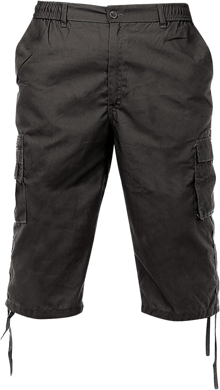 Green Trousers Cargo Pants Mens Black Birthday New Mens Summer Casual Men's 7 Pocket Pants Loose Pants Tuxedo Trousers with Satin Stripe Men