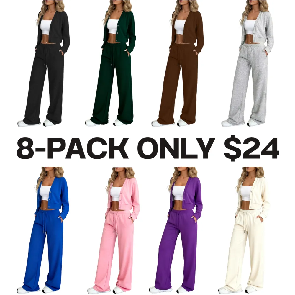 Women's Long Sleeve Jacket & Pants Set