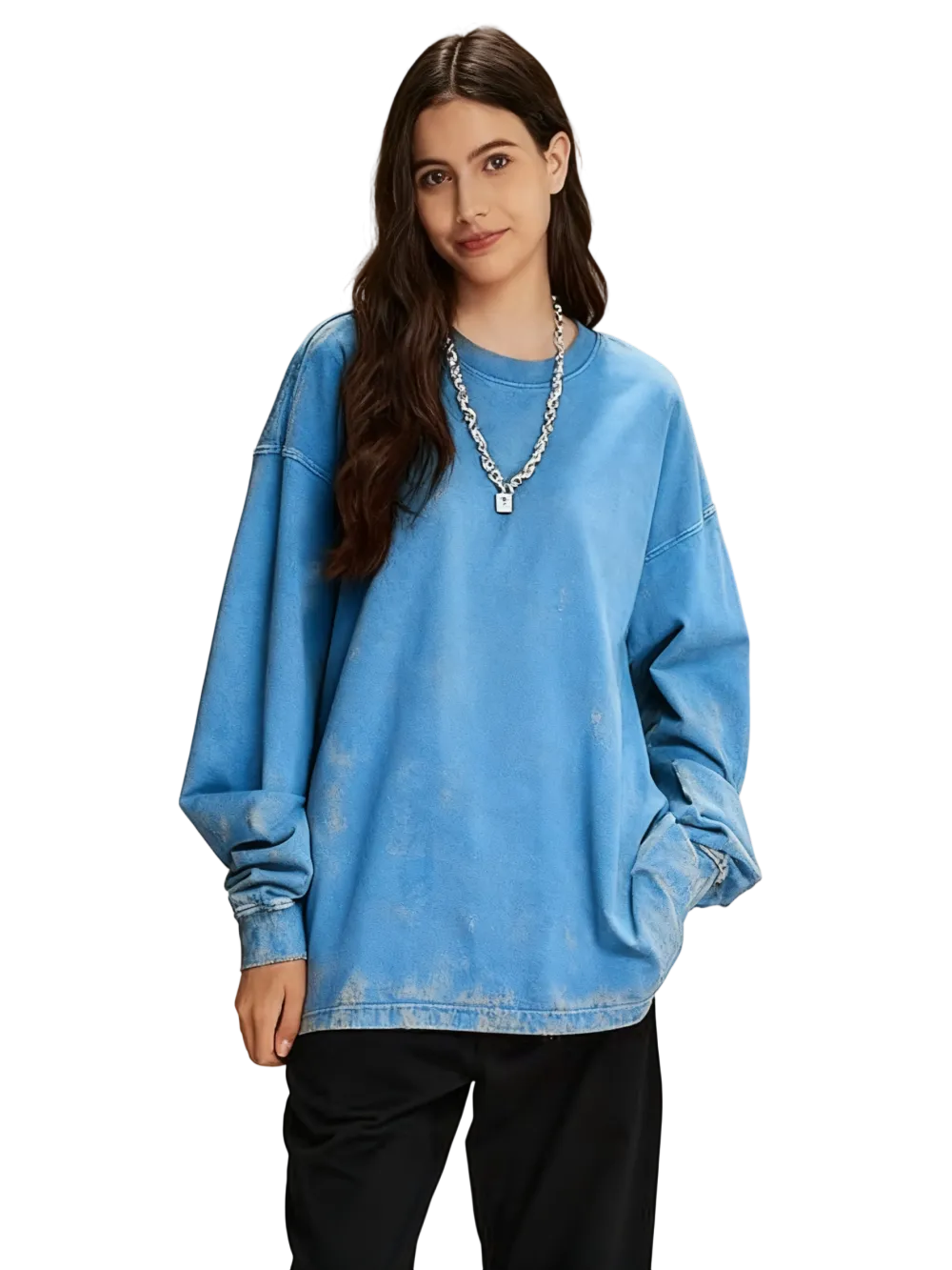 Women's Washed Long Sleeve T-Shirt