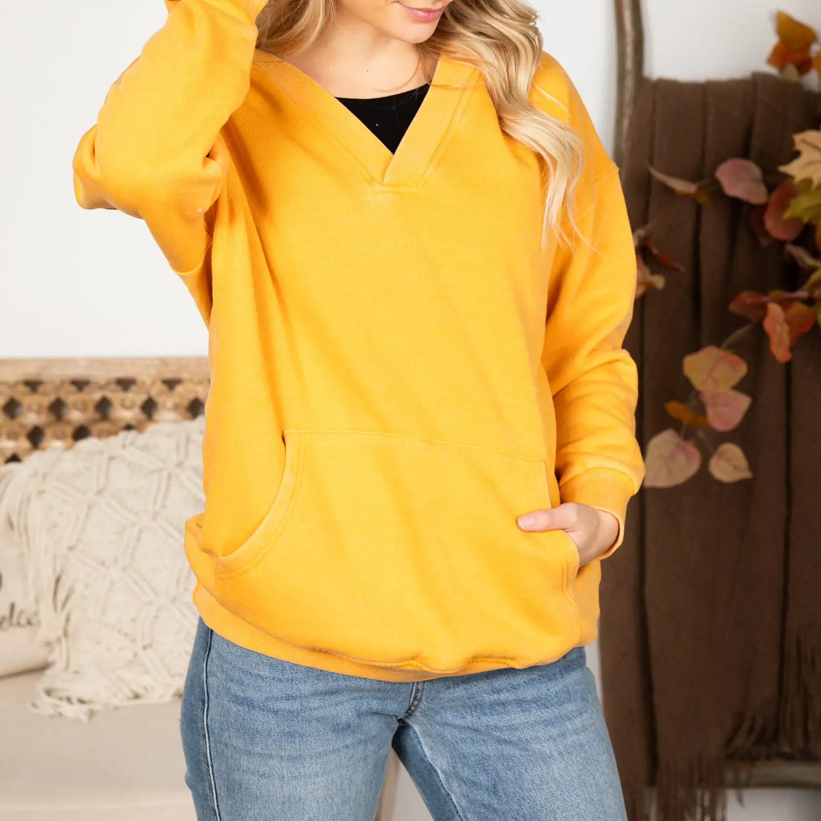 Pigment Dyed Cozy Campfire Hoodie