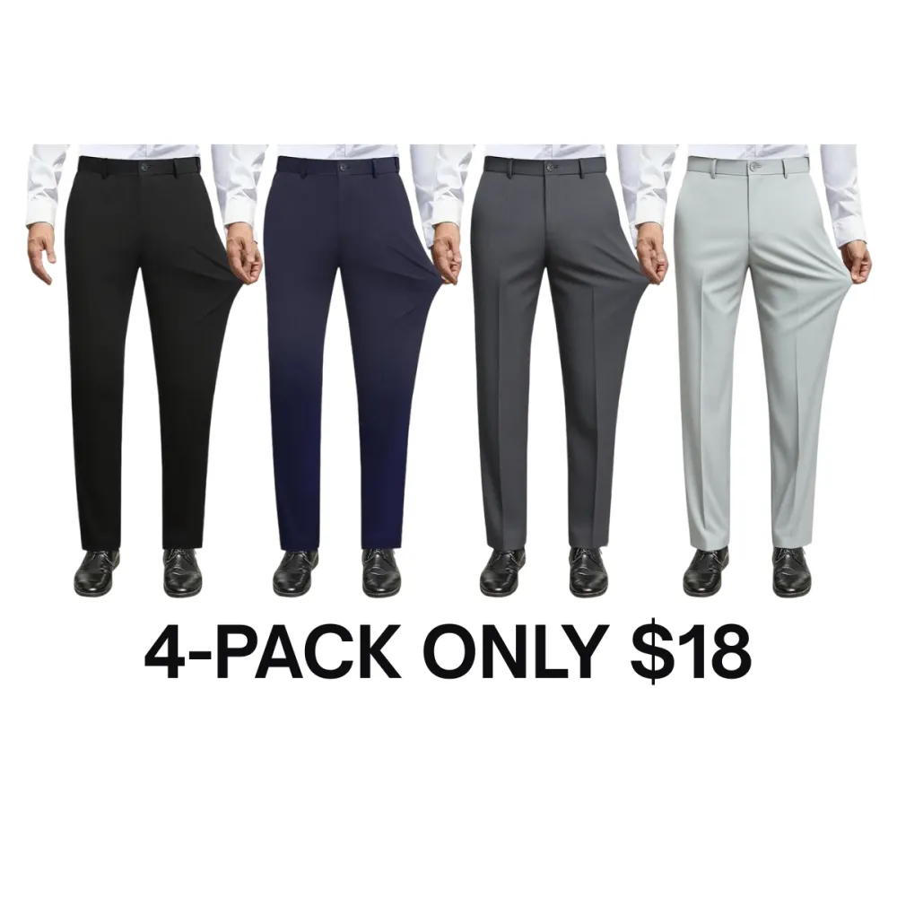 🔥Last Day 95% OFF🔥Men’s No-Iron Stretch Business Casual Pants