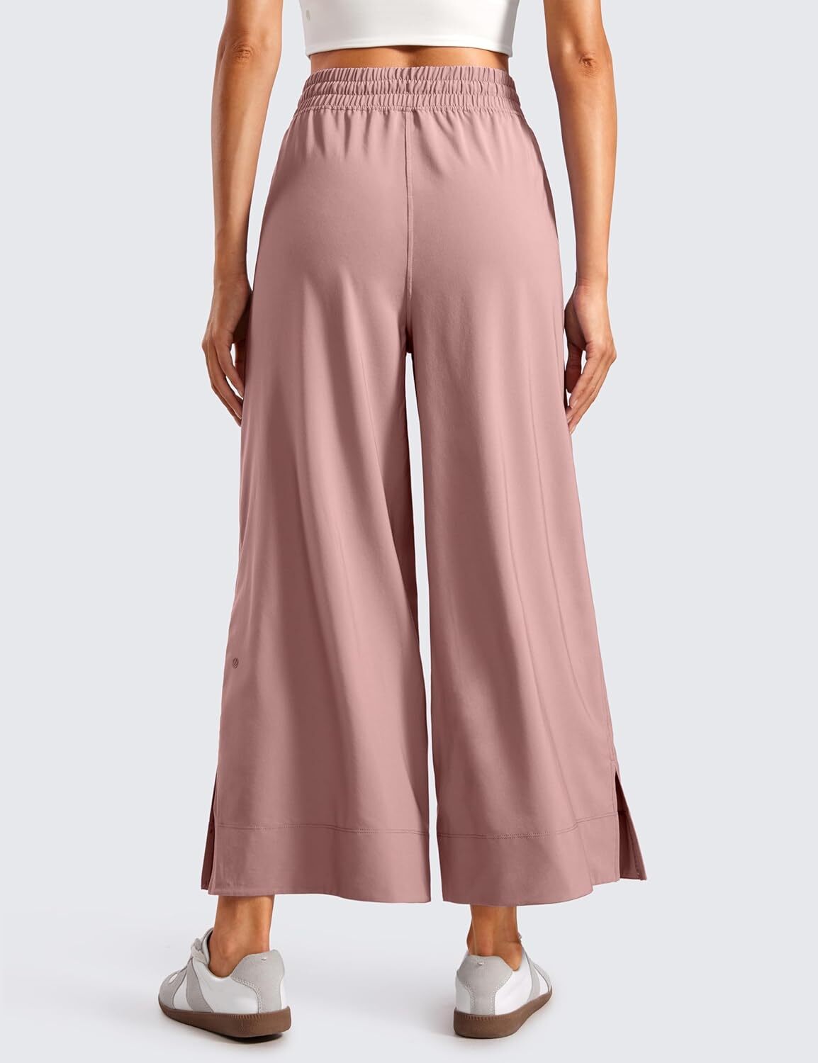 Lightweight Wide Leg Cropped Pants for Women 25