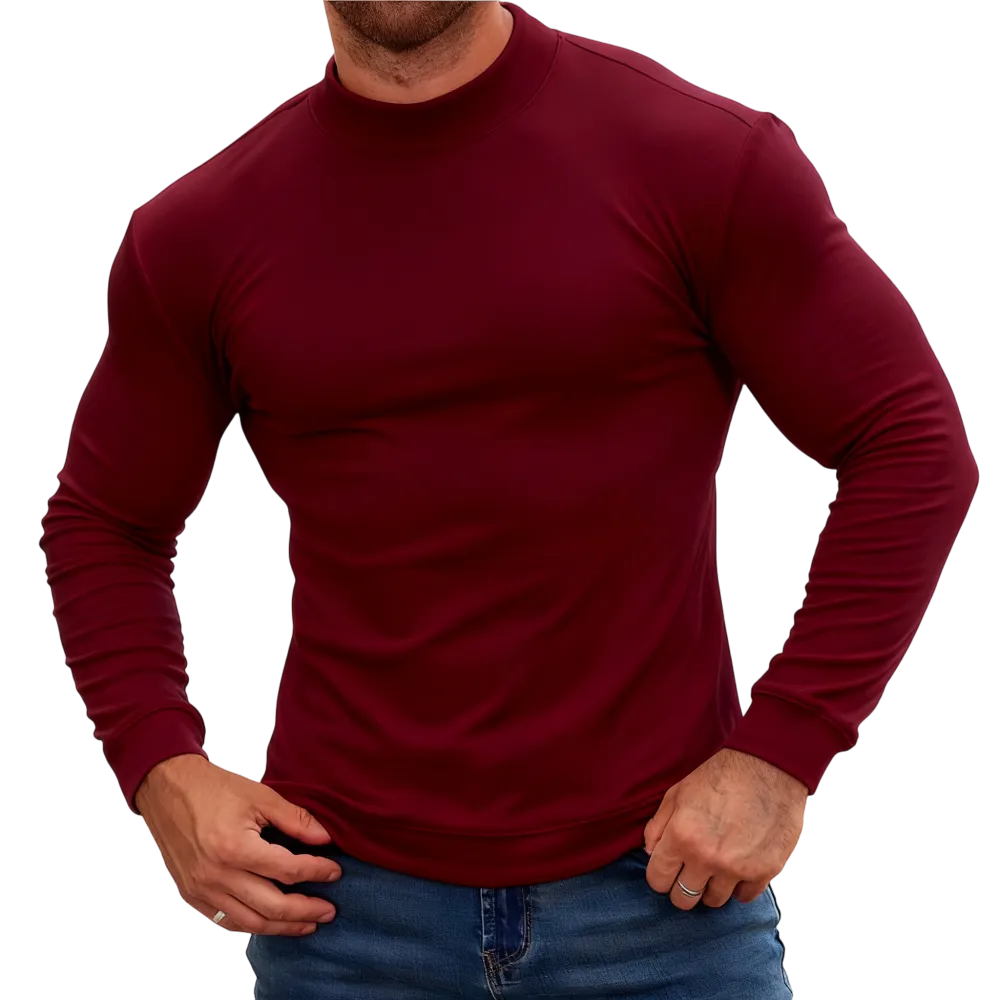 Men's Lightweight Slim Thermal Sweater