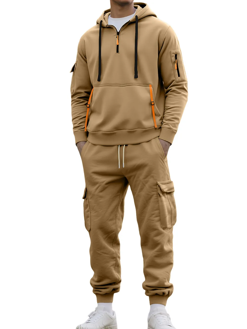 🔥Clearance sale!Men's autumn&winter hooded fashion sweatshirt with multiple pockets,