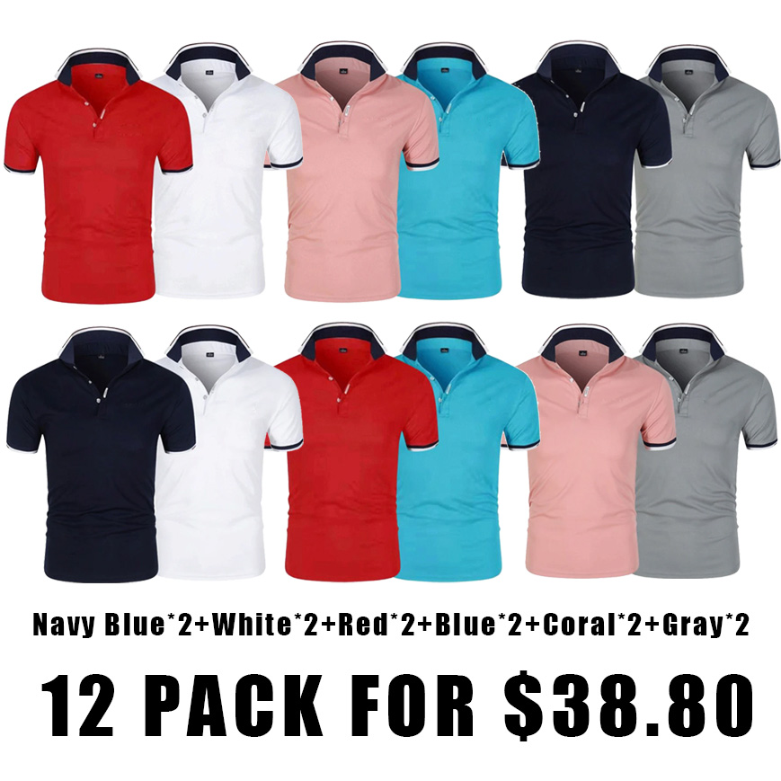 6-PIECE PREMIERE POLO SHIRT SET + FREE EXCLUSIVE BRACELET
